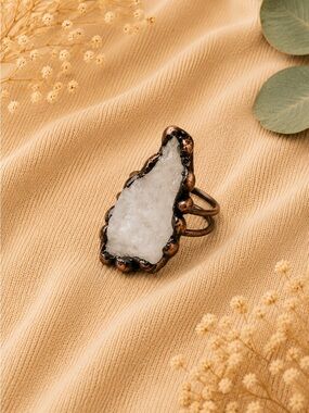 ✨ Ring white Quarts Natural ✨